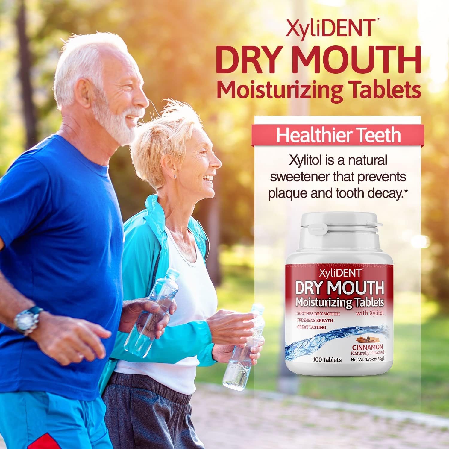 Nature’s Stance XyliDENT – Tabletas de xilitol para alivio de la boca seca, estimula la saliva, refresca el aliento, reduce la producción de ácido,
