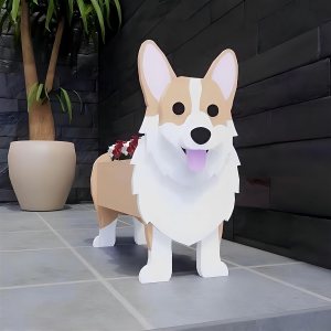 fabisup Corgi – Contenedor para plantas con forma de perro, para amantes de las mascotas, maceta de PVC lindo para perros, macetas de flores para fabisup Corgi – Contenedor para plantas con forma de perro, para amantes de las mascotas, maceta de PVC lindo para perros, macetas de flores para