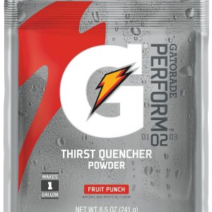 Gatorade Paquete de concentrado en polvo instantáneo de 8.5 onzas, bebida electrolítica de ponche de frutas, rinde 1 galón (40 paquetes por caja) Gatorade Paquete de concentrado en polvo instantáneo de 8.5 onzas, bebida electrolítica de ponche de frutas, rinde 1 galón (40 paquetes por caja)