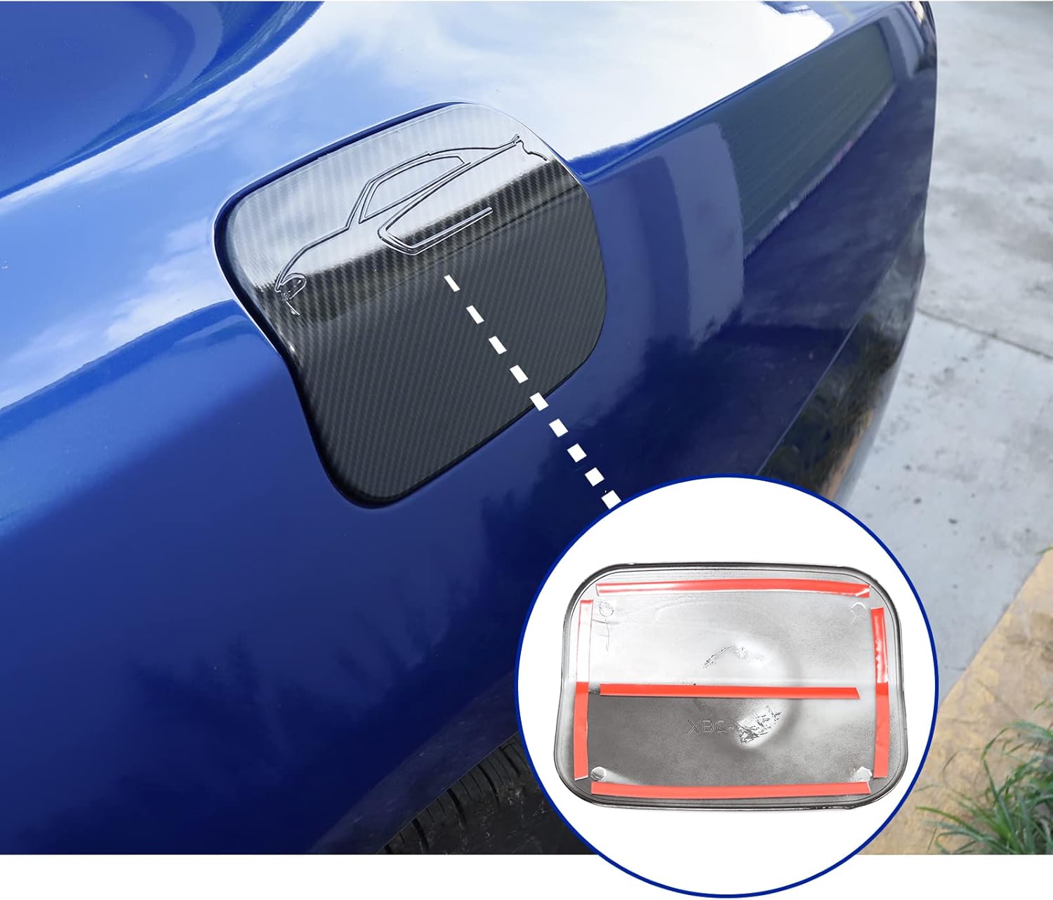 JWWY Tapa del tanque de combustible, tapa de tanque de gasolina, llenado de combustible, cubierta de tanque de gasolina, accesorios exteriores para