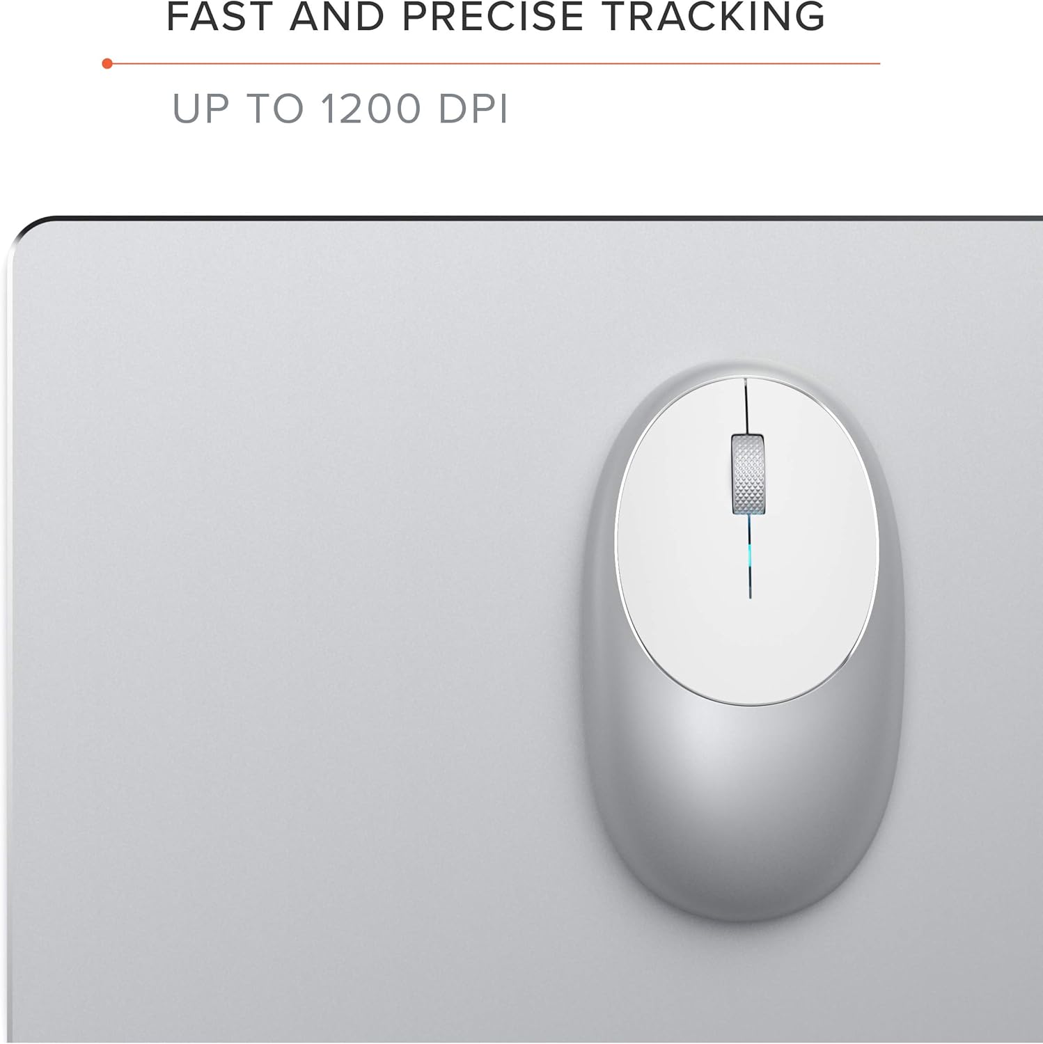 Satechi Mouse para MacBook Pro – Mouse inalámbrico Bluetooth M1 con puerto recargable tipo C – Mouse Bluetooth para Mac, Mac Mini, iMac ProiMac,