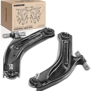A-Premium 2 brazos de control inferiores delanteros, con rótula y buje, compatibles con Nissan Rogue 2014-2019, Rogue Sport 2017-2019, Qashqai A-Premium 2 brazos de control inferiores delanteros, con rótula y buje, compatibles con Nissan Rogue 2014-2019, Rogue Sport 2017-2019, Qashqai