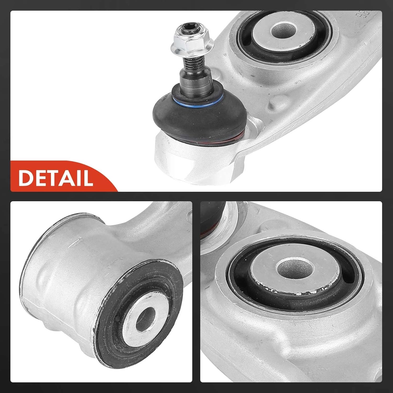 A-Premium Brazo de control inferior delantero y trasero, con rótula y buje, compatible con Porsche 911 1999-2013, Boxster 1997-2012, Cayman 2006-2012