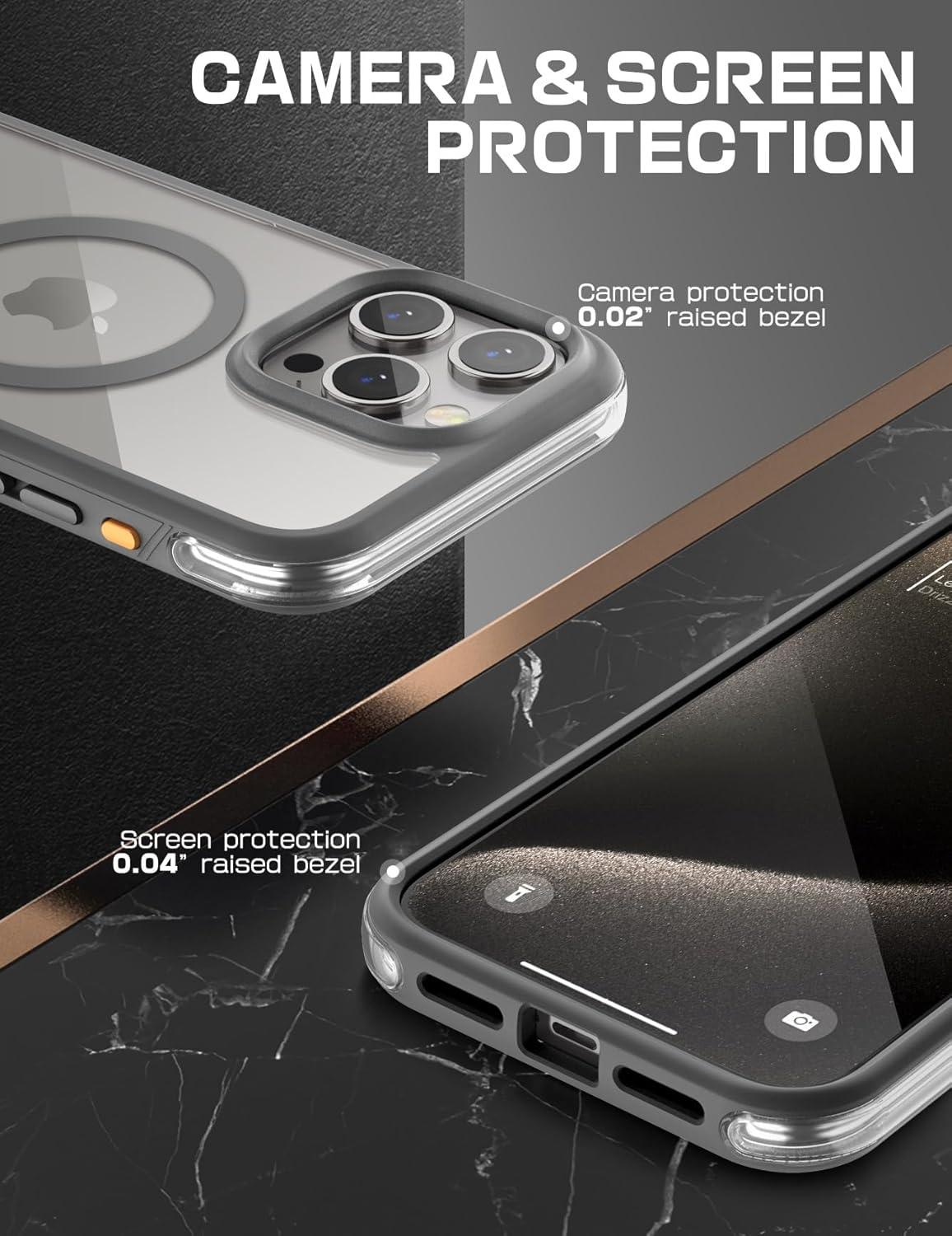 SUPCASE UB Air Mag – Funda para iPhone 15 Pro Max de 6.7 pulgadas con bolsa de aire, compatible con MagSafe protección contra caídas a prueba de