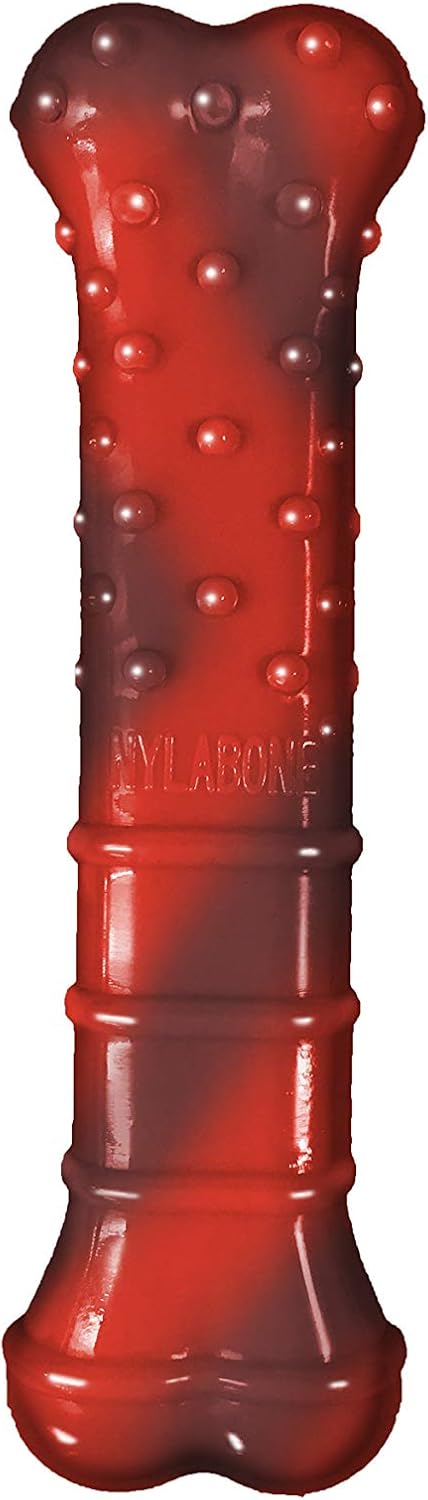 Nylabone Flavor Frenzy Power Chew – Juguete masticable para perros sabor carne seca, tamaño pequeñoregular, 1pieza