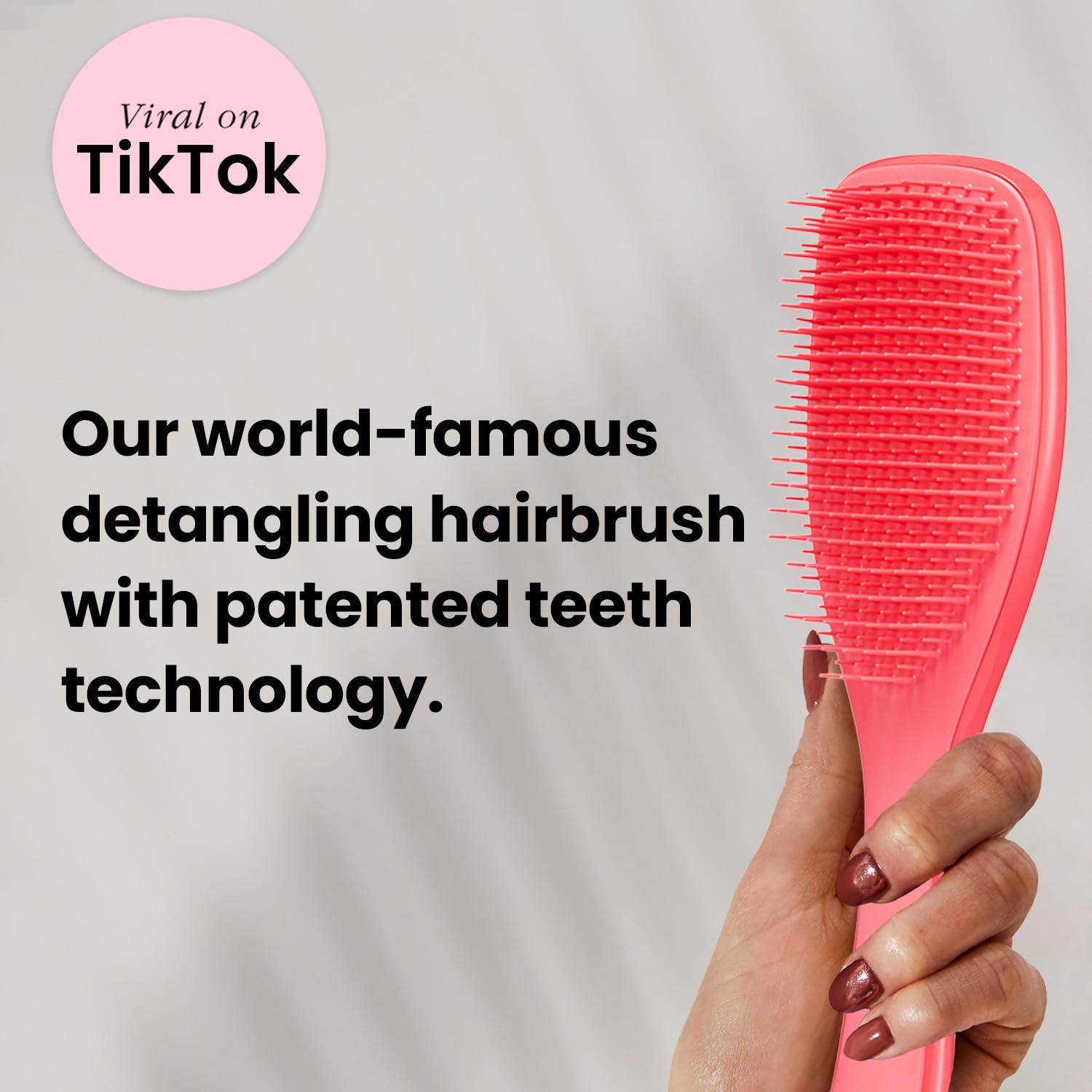 Tangle Teezer El mejor cepillo desenredante para cabello húmedo y seco, desenreda todo tipo de cabello, reduce la rotura, elimina los nudos, dientes