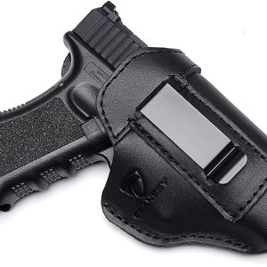 Cranssy Funda de cuero genuino IWB para transporte oculto compatible con Glock 19 23 43X 48, Taurus G3C G2C, M&P Shield 0.354 in, P365X Macro, etc Cranssy Funda de cuero genuino IWB para transporte oculto compatible con Glock 19 23 43X 48, Taurus G3C G2C, M&P Shield 0.354 in, P365X Macro, etc