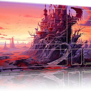 Malqiqi Tapete de juego para MTG, con bolsas de almacenamiento gratis, tapete de juego de 24 x 14 pulgadas, TCG y tapete de juego de mesa para Malqiqi Tapete de juego para MTG, con bolsas de almacenamiento gratis, tapete de juego de 24 x 14 pulgadas, TCG y tapete de juego de mesa para