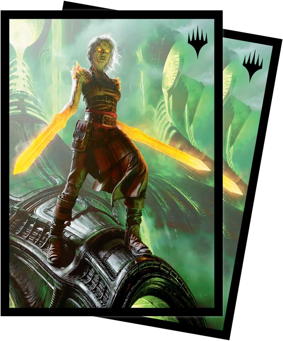 Ultra PRO – Magic The Gathering Phyrexia All Will Be One – Fundas para tarjetas de tamaño estándar de 100 unidades (The Unforgiving) protegen