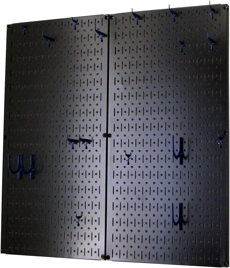Wall Control paquete de panel perforado organizador de ollas y sartenes, 30-KTH-200 BBU