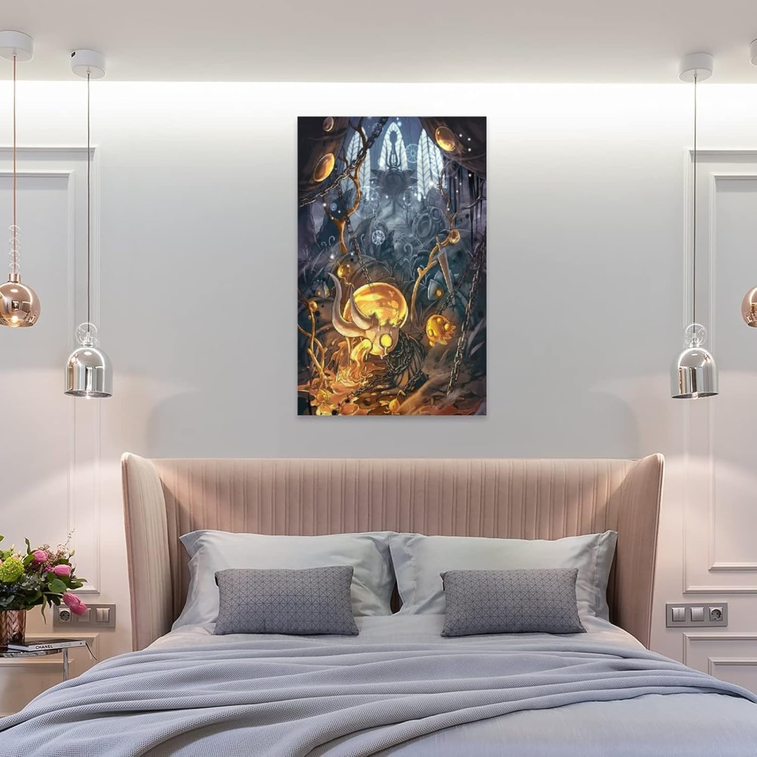 SNKB Póster de caballero hueco, pintura decorativa, lienzo, arte de pared, para sala de estar, dormitorio, 08 x 12 pulgadas (7.9 x 11.8 in)
