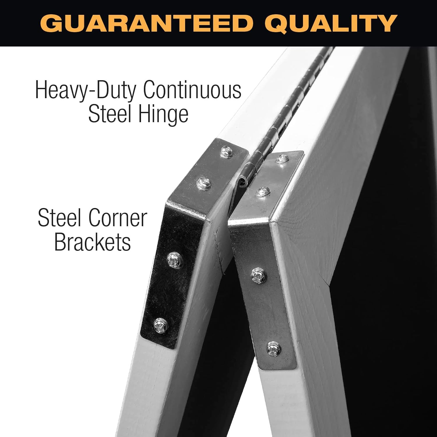 Excello Global Products Cartel de pizarra gigante magnético extra grande para acera 59 x 27 pulgadas, reforzado, resistente, doble cara, letrero de