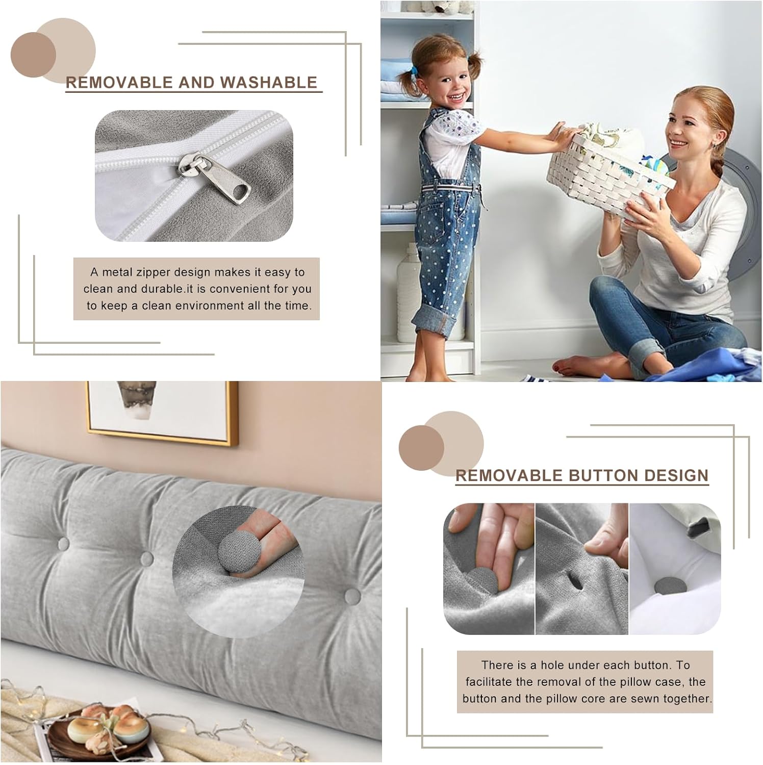 WUIOYNF Almohadas triangulares grandes para cabecero, respaldo largo, cojín de apoyo de posicionamiento para sofá cama, almohada de felpa esponjosa