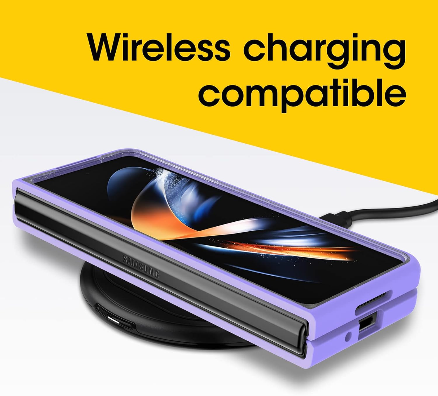 OtterBox Funda THIN FLEX SERIES para Samsung Z FOLD4 – TRANSPARENTE