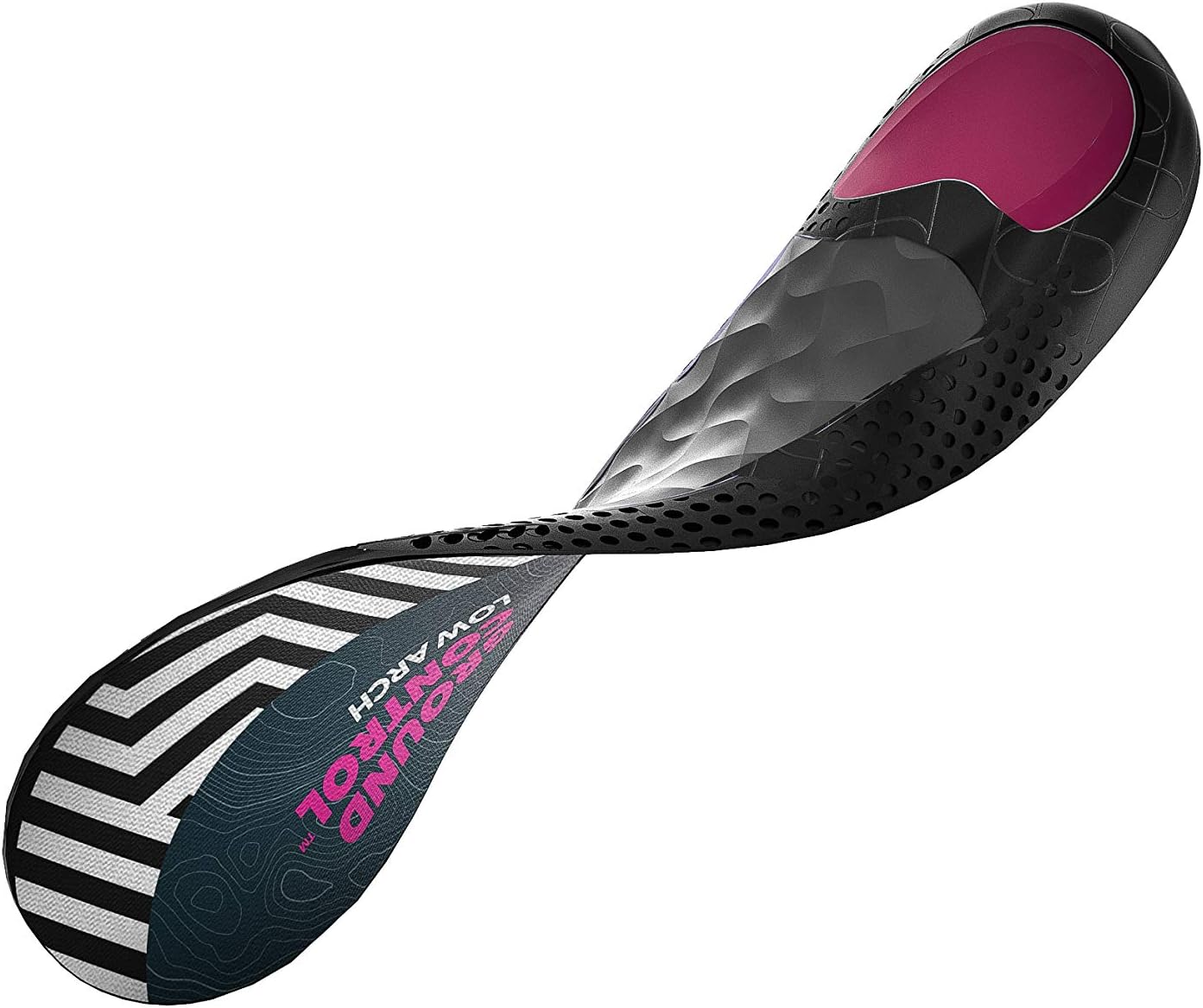Spenco Plantillas de zapatos de control de suelo para mujeres y hombres, arco bajo, mujeres 5-6  hombres 4-5