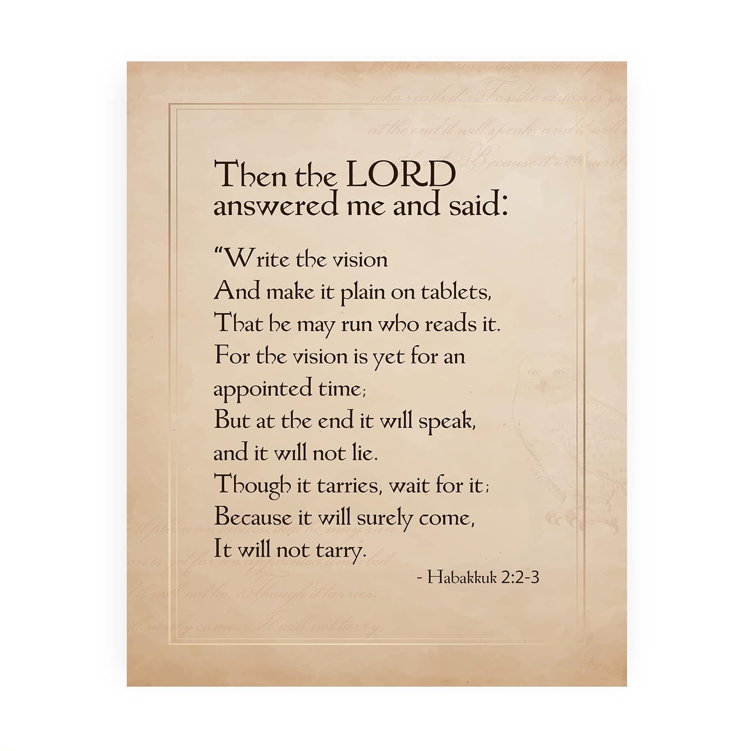 Write The Vision, Make It Plain Bible Verses Wall Decor, Bible Verse for Home Decor, Be Still and Know That I Am God Christian Decor for Home &