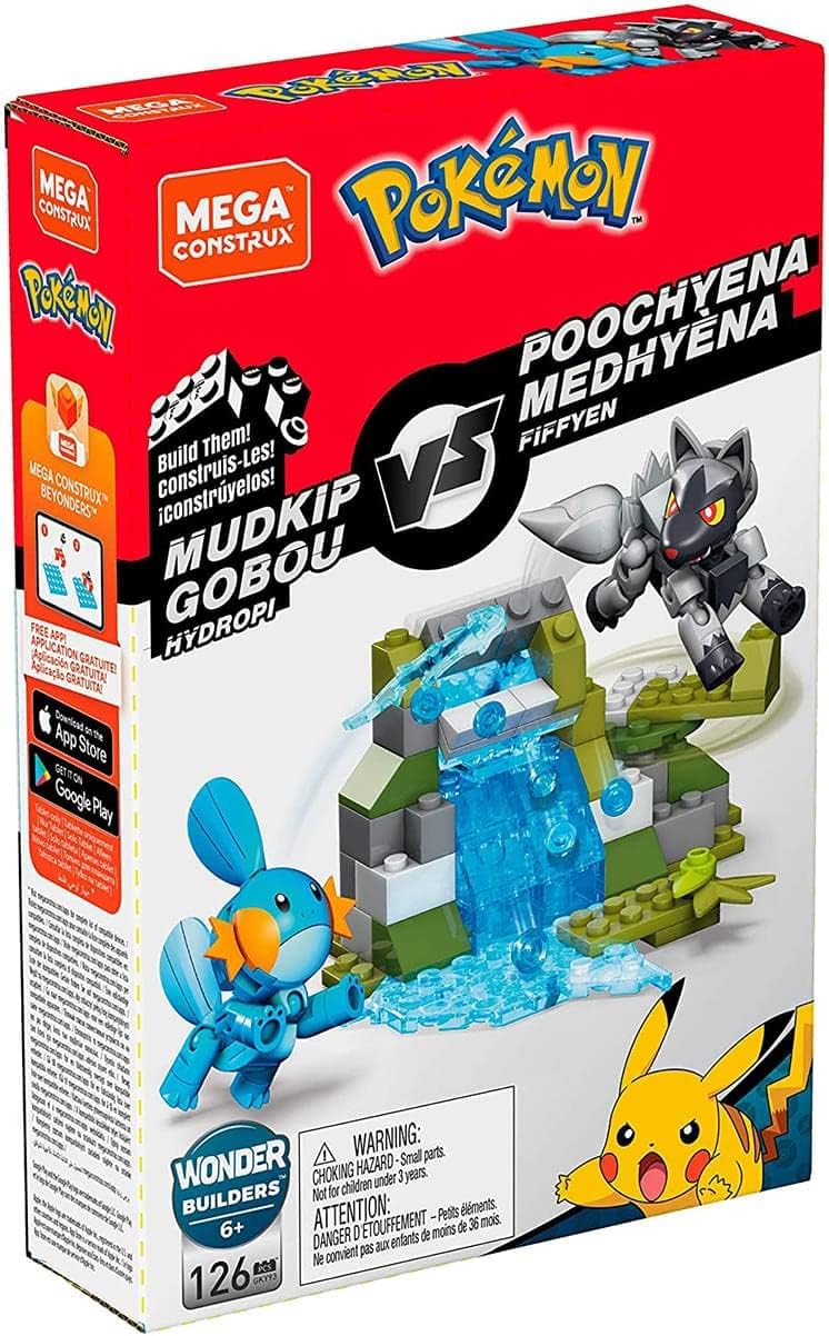 Mega Construx Pokemon Mudkip vs Poochyena