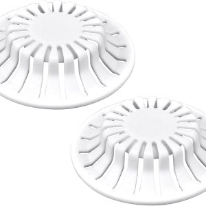 DANCO Colador universal para lavabo de baño con ventosa y trampa  Para tapones emergentes  Blanco  Paquete de 2 (10769) DANCO Colador universal para lavabo de baño con ventosa y trampa  Para tapones emergentes  Blanco  Paquete de 2 (10769)