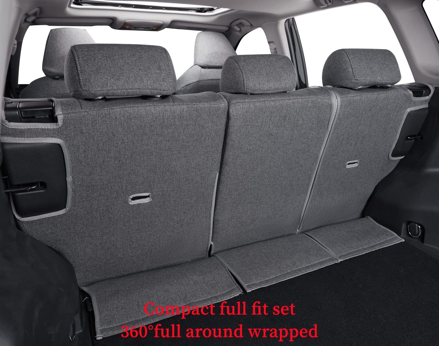 Fundas de asiento de ajuste personalizado para Toyota Corolla Cross L, LE, XLE 2022 2023 2024, protector de asiento de poliéster de cobertura