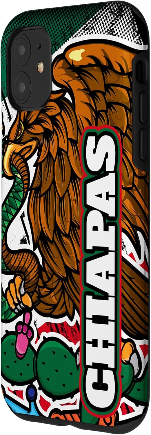 iPhone 11 Chiapas, Aguila de la bandera de México Case