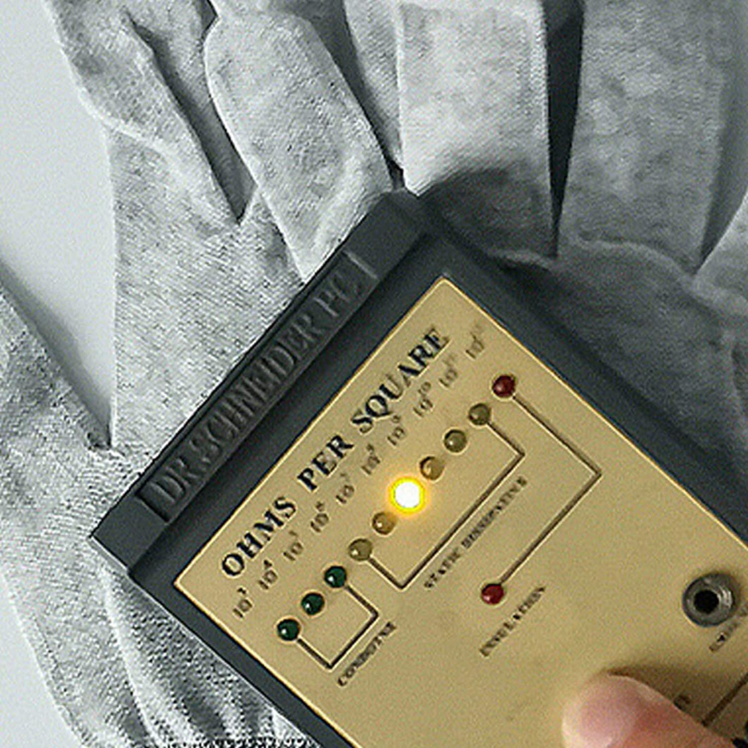 ABCISI Guantes de trabajo, guantes ESD, guantes de fibra de carbono de alta resistencia, guantes antiestáticos, antideslizantes, mediano, 10 pares