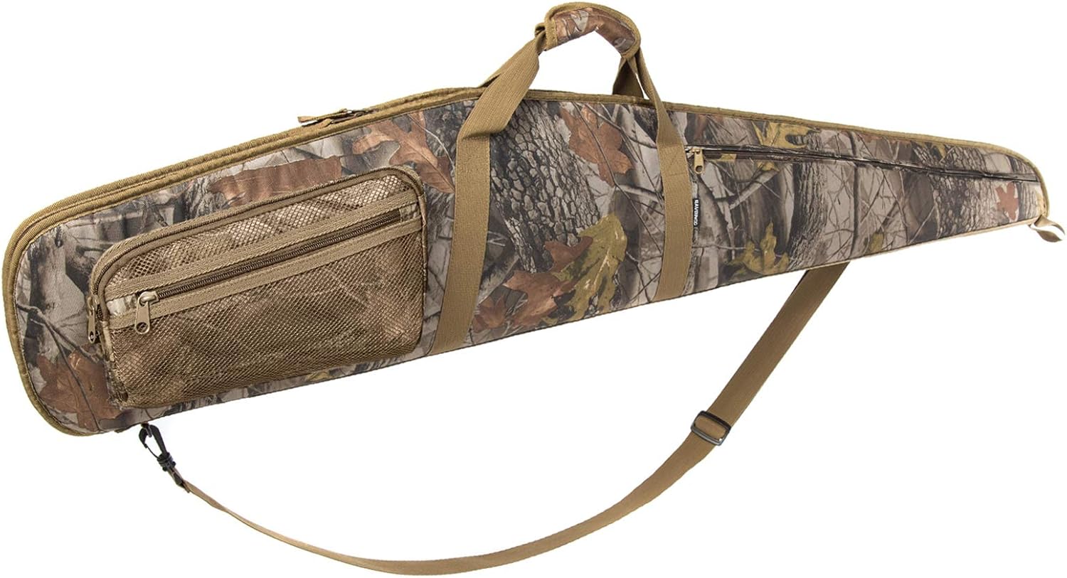 Funda suave para rifle  Bolsa de transporte resistente al agua para rifles de alcance con 3 bolsillos para accesorios, correa de hombro ajustable,