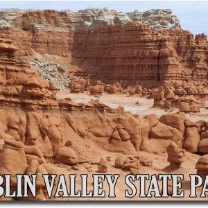 Imán para nevera Hoodoos in Goblin Valley State Park, Utah, tamaño 2.5 x 3.5 pulgadas Imán para nevera Hoodoos in Goblin Valley State Park, Utah, tamaño 2.5 x 3.5 pulgadas
