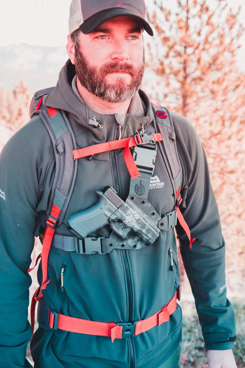 Kenai – Funda de pecho para Glock – MAS GrisCoyote