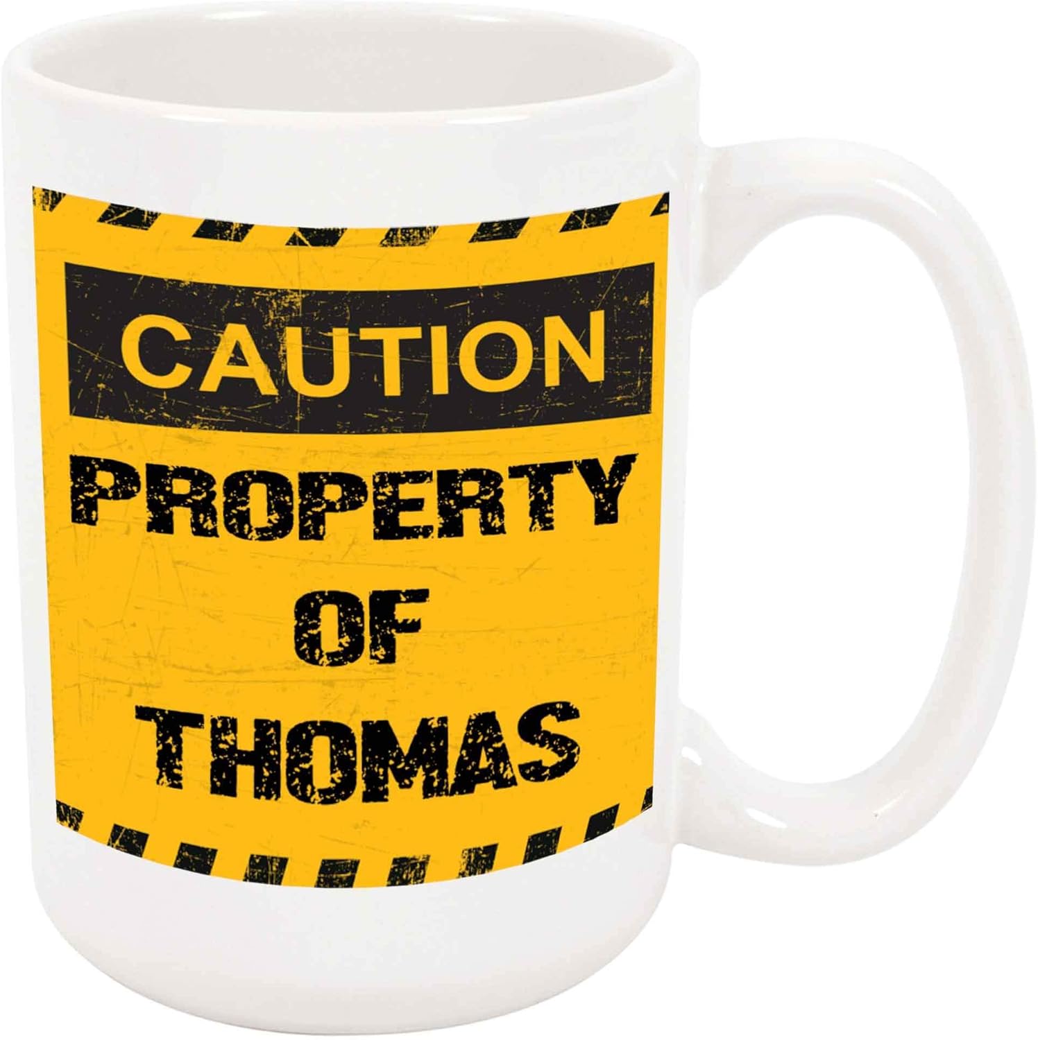 Property of Thomas Taza de café  Taza de cerámica personalizada con nombre, taza personalizada, regalo personalizado de cumpleañosNavidad, regalo de