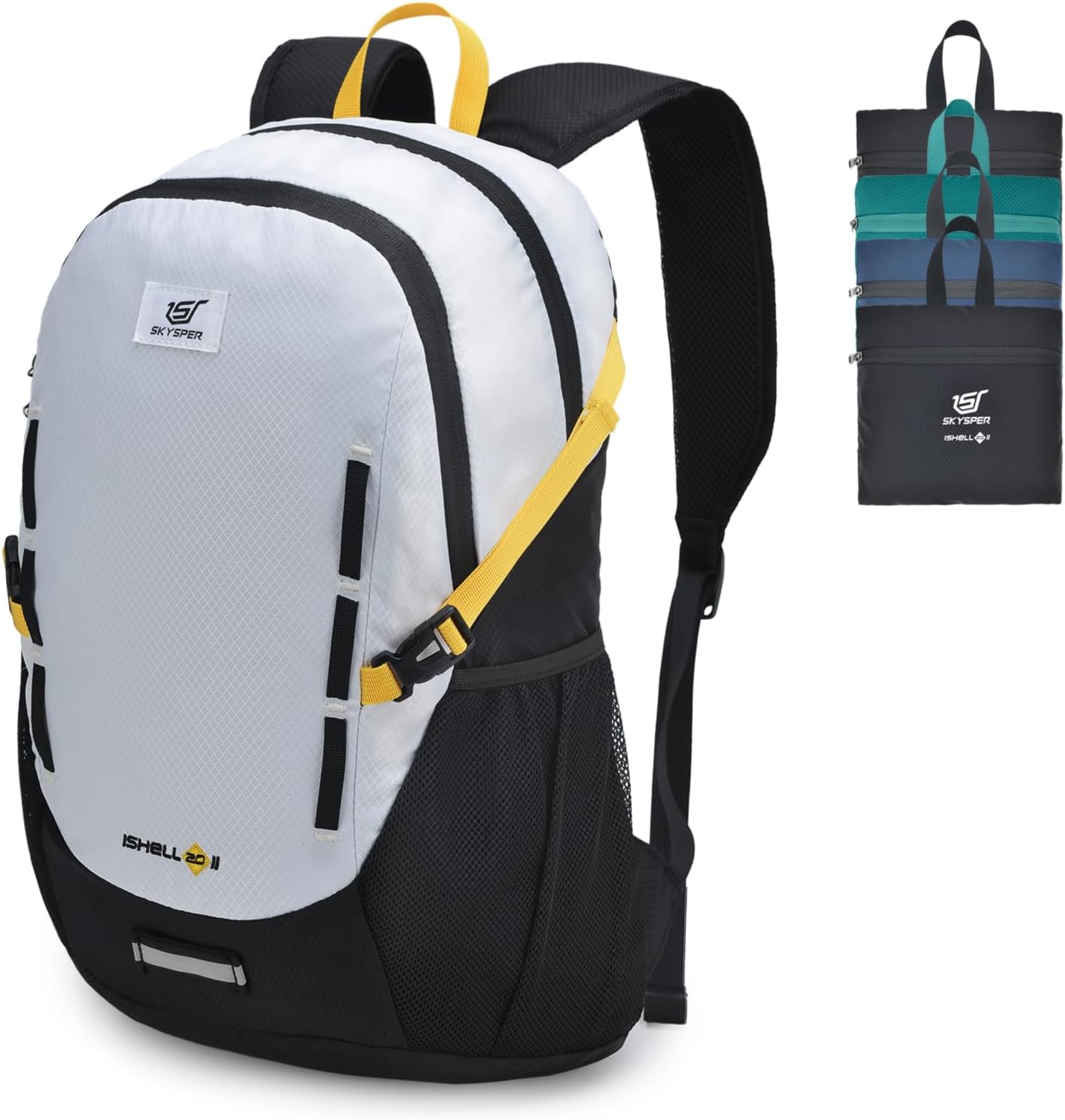 SKYSPER Mochila ligera de senderismo  Mochila de viaje pequeña de 20L Mochila plegable resistente al agua para mujeres y hombres