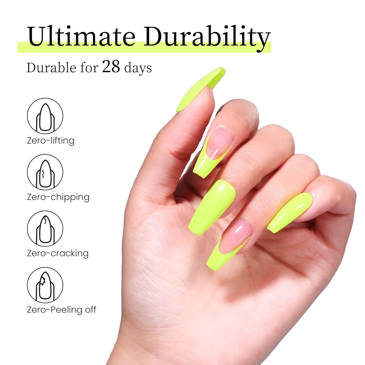 MAYCHAO Esmalte de uñas en gel de 0.5 fl oz, 1 unidad de esmalte de uñas en gel lima que se absorbe con luz UV LED, arte de uñas para principiantes,