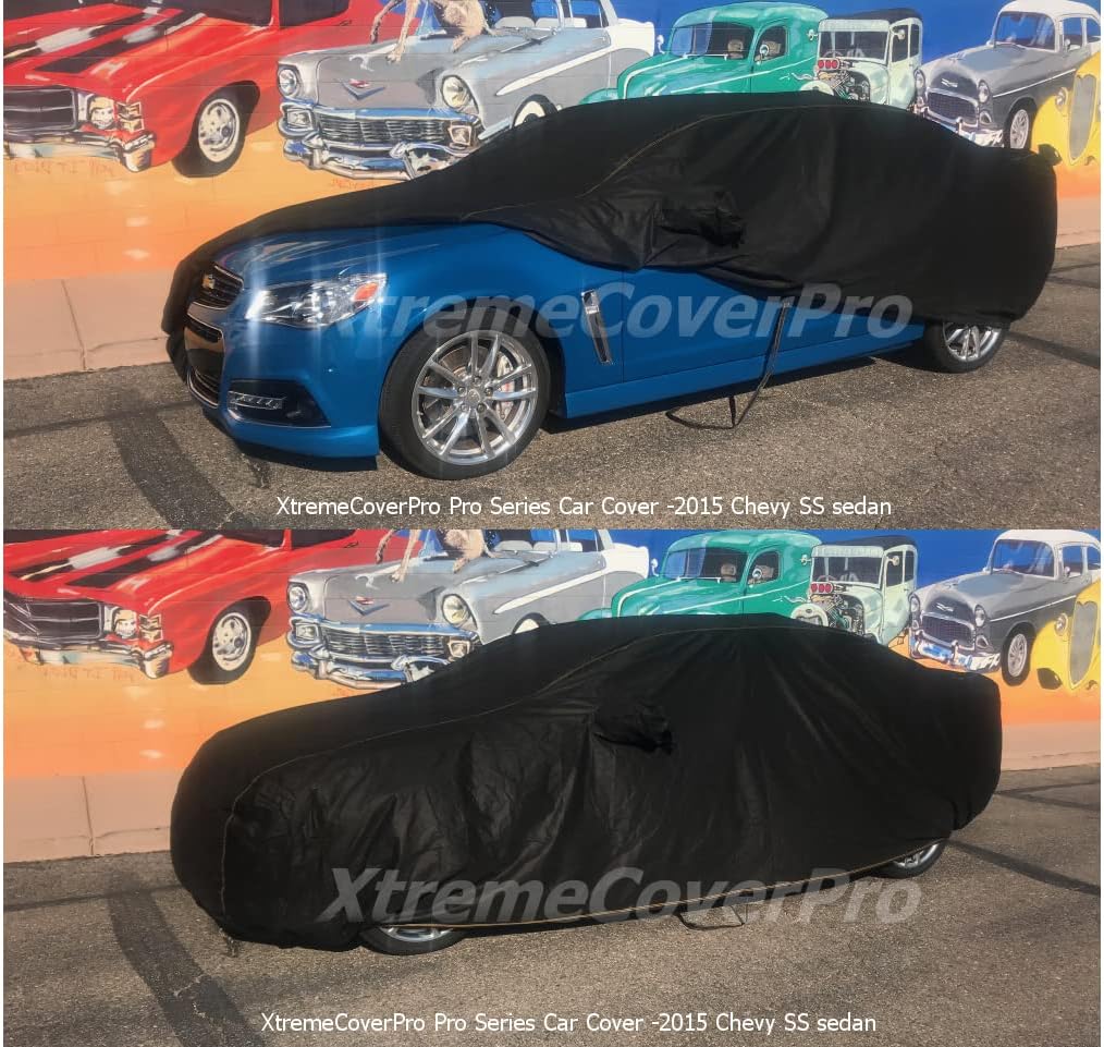 Funda de coche compatible con Chevy SS Sport Sedan XtremeCoverPro Diamond Series 2014, 2015, 2016, 2017, color negro