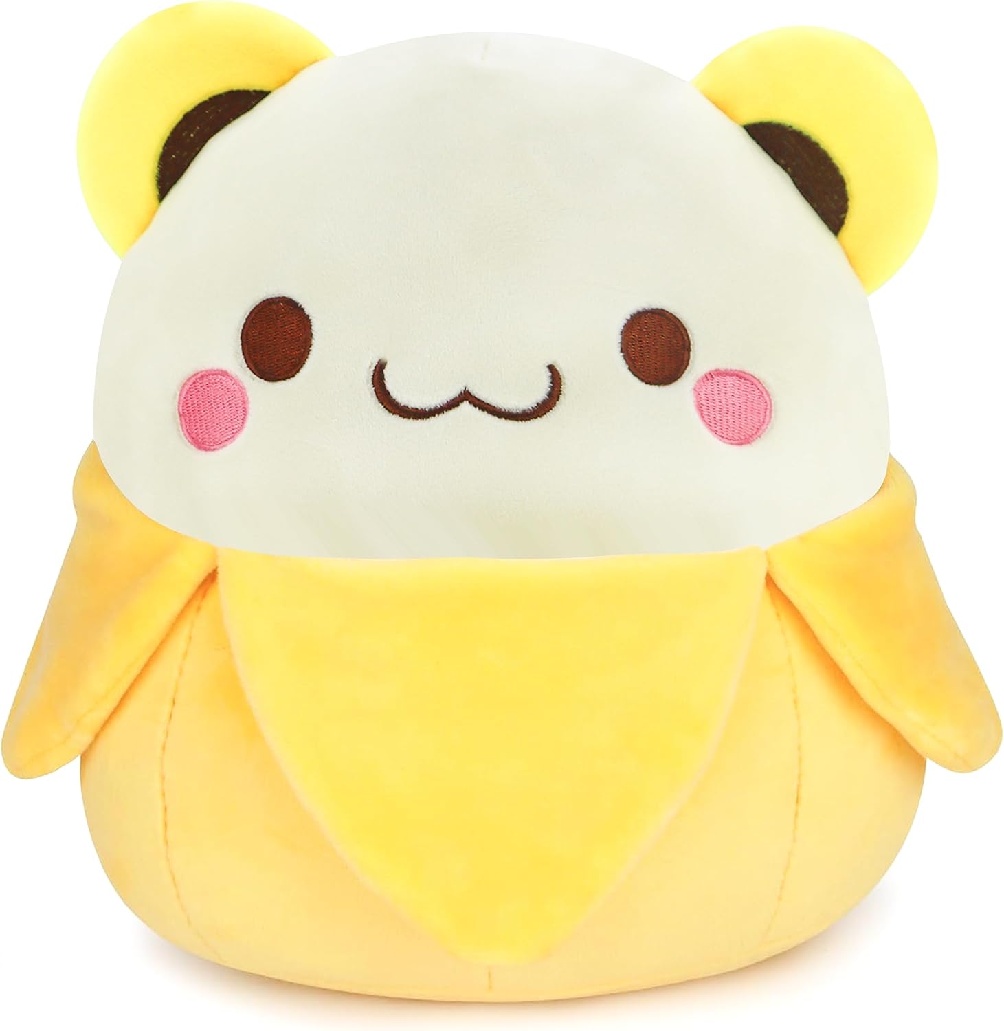 Juguete de peluche de oso de plátano, suave de 10.7 pulgadas, lindo oso de plátano, animales de peluche, almohada Kawaii regalos para niños, diseño