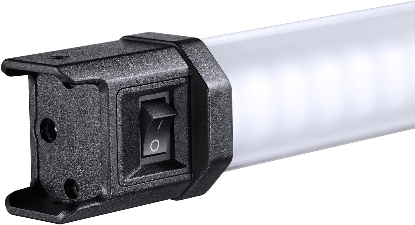 Godox TL120 RGB LED Video Light Stick Varita, Luz de tubo de mano, ajustable 2700K  6500K, batería de litio incorporada, CRI 96+ TLCI 98+, 360 a