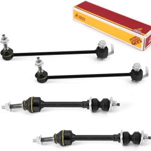 Metrix – Kit de eslabones de barra estabilizadora delantera y trasera, 4 piezas, K80894, K750396 para Dodge Ram 1500 4WD 2009-2010, Ram 1500 Classic Metrix – Kit de eslabones de barra estabilizadora delantera y trasera, 4 piezas, K80894, K750396 para Dodge Ram 1500 4WD 2009-2010, Ram 1500 Classic