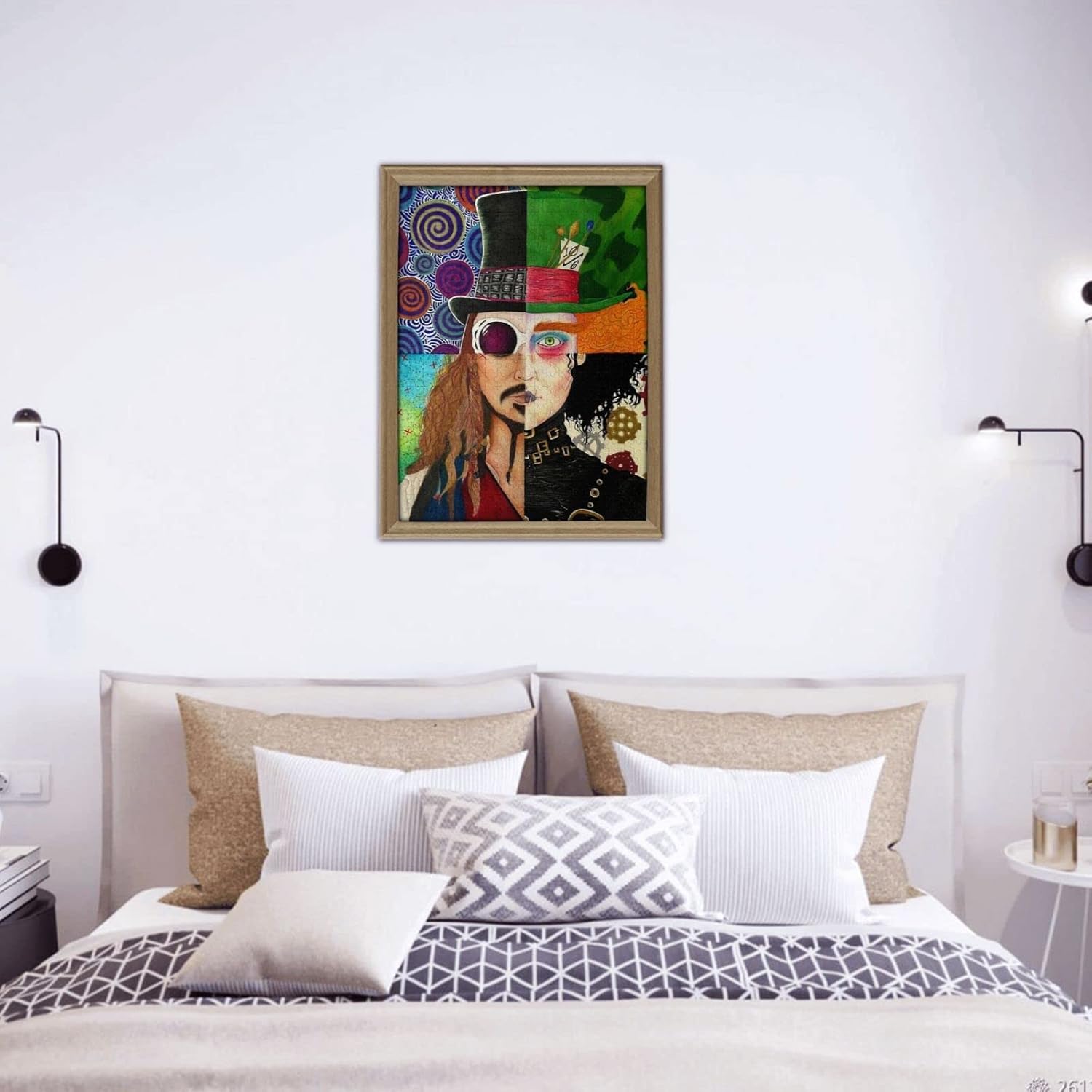 Rompecabezas de madera de 500 piezas, Johnny Depp, juego de juguetes para adultos y niños