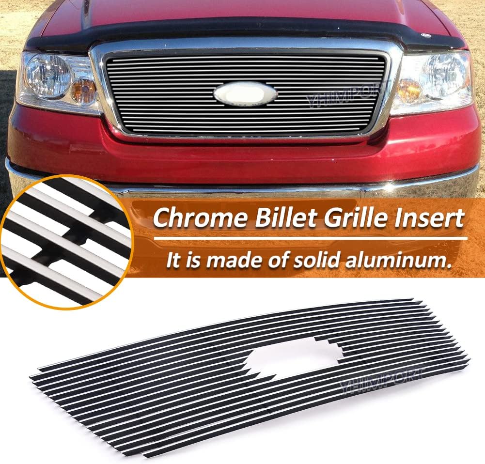 Insertos de parrilla de aluminio sólido para parrilla frontal estilo panal F150 2004 2005 2006 2007 2008