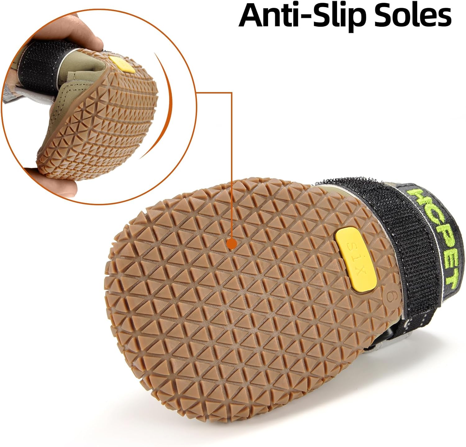 Hcpet Botas transpirables para perros para pavimento caliente, resistentes al calor con correas reflectantes, protectores de patas para cachorros al