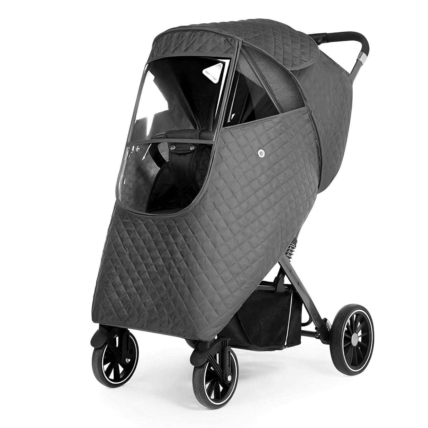 LURBABYPER Funda de lluvia para cochecito, accesorio universal para cochecito, protector contra la intemperie para el viento, nieve, polvo, solo se