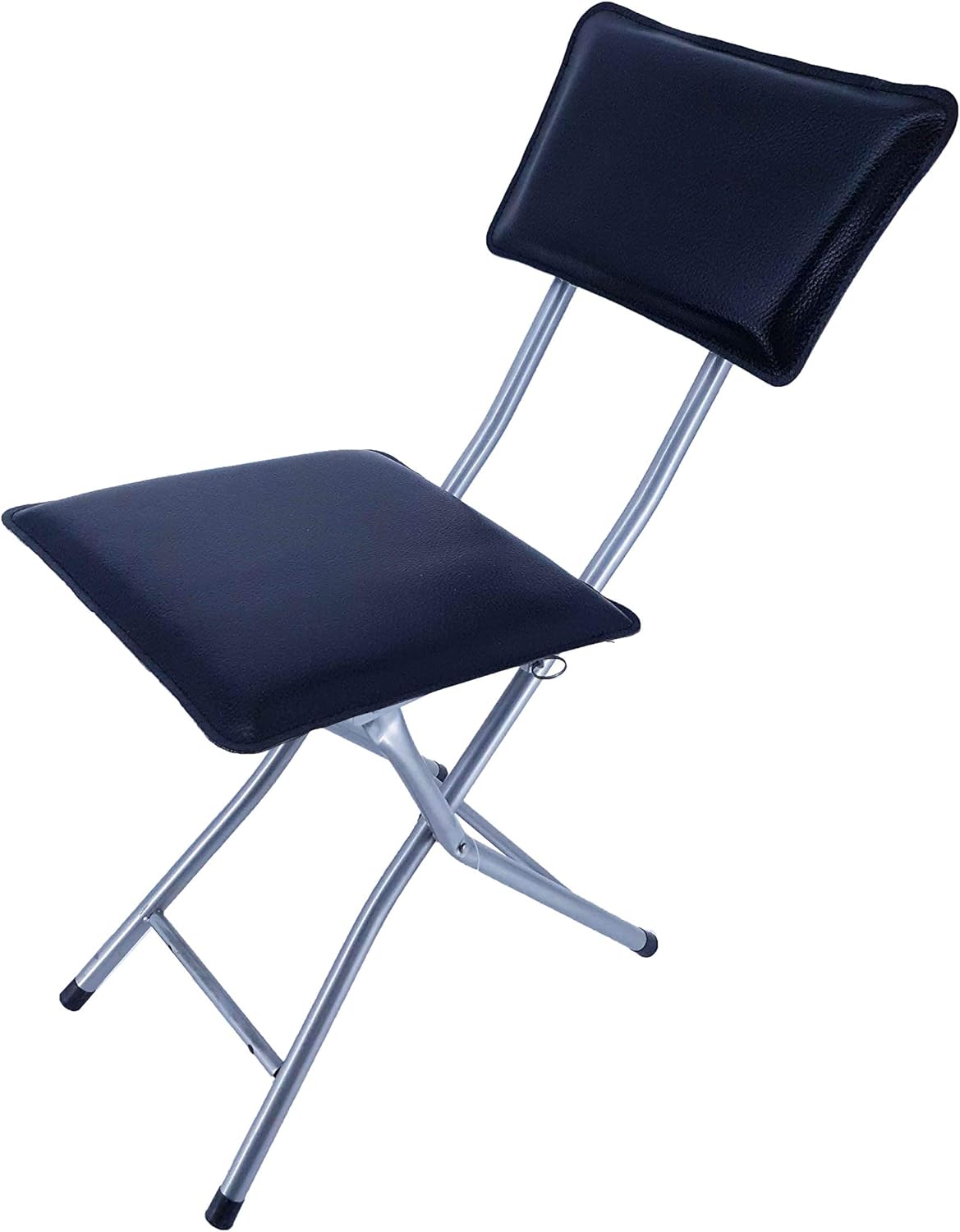 UNIWARE Silla Plegable Cuadrada, 12.2×19.3×30.7, Negro