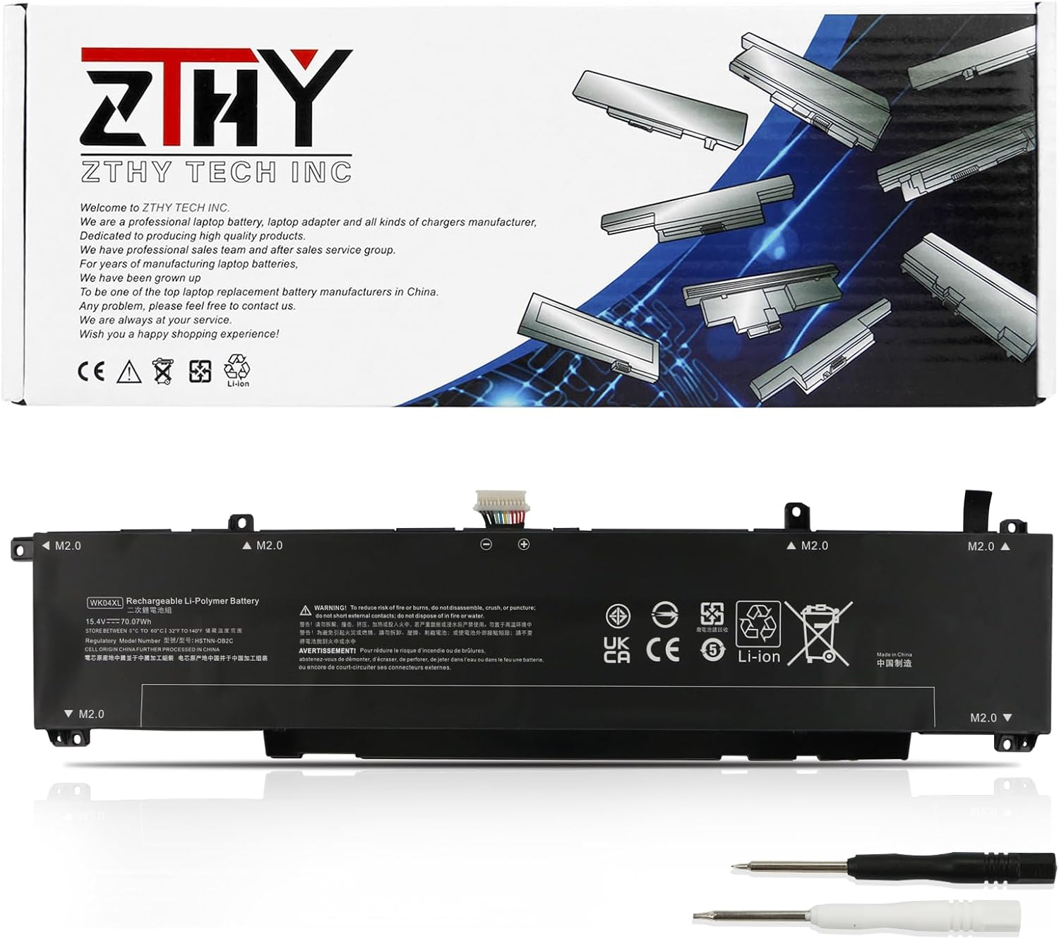 ZTHY WK04XL Batería para HP OMEN 16-b 16-c Victus 16-e 16-d 15-f 15-fa0029tx 16-D0001UR 16-D0023DX 16-D1113TX 16-E0005UA 16-E0029UR 16-E0113TX 94NW