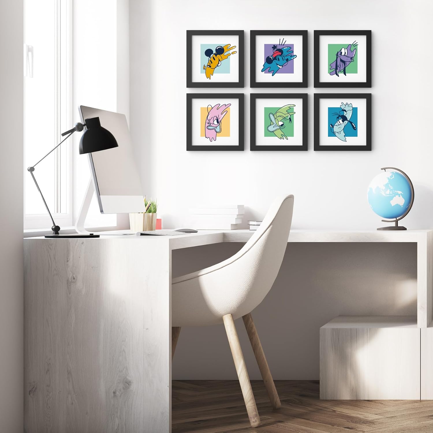 Trends International Gallery Pops Disney Mickey and Friends – Póster de pared de Pluto Expressions Happy Wall Art, 12.00 x 12.00 pulgadas, versión