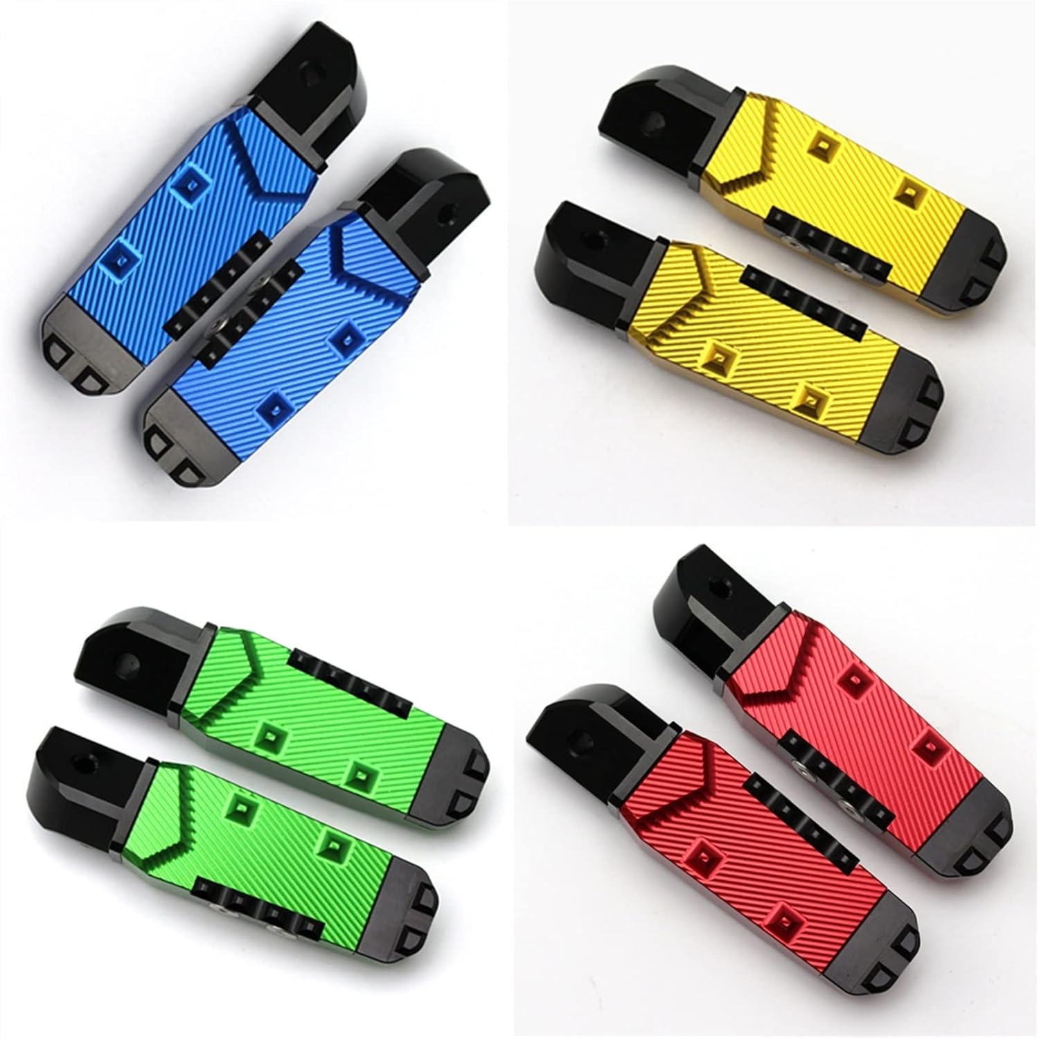 Estribera para motocicleta Reposapiés trasero Pedales de descanso para Yamaha MT-10 MT-03 FZ-10 MT10 MT03 FZ10 2016-2017 MT-07 MT07 FZ-07 MT-07