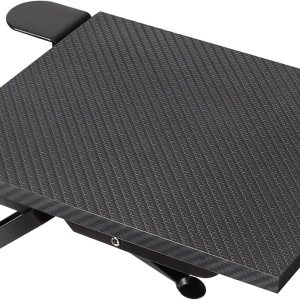MOOACE Bandeja extensora de escritorio, estante ergonómico para reposamuñecas, soporte de brazo plegable para codo en la bandeja del reposabrazos de MOOACE Bandeja extensora de escritorio, estante ergonómico para reposamuñecas, soporte de brazo plegable para codo en la bandeja del reposabrazos de