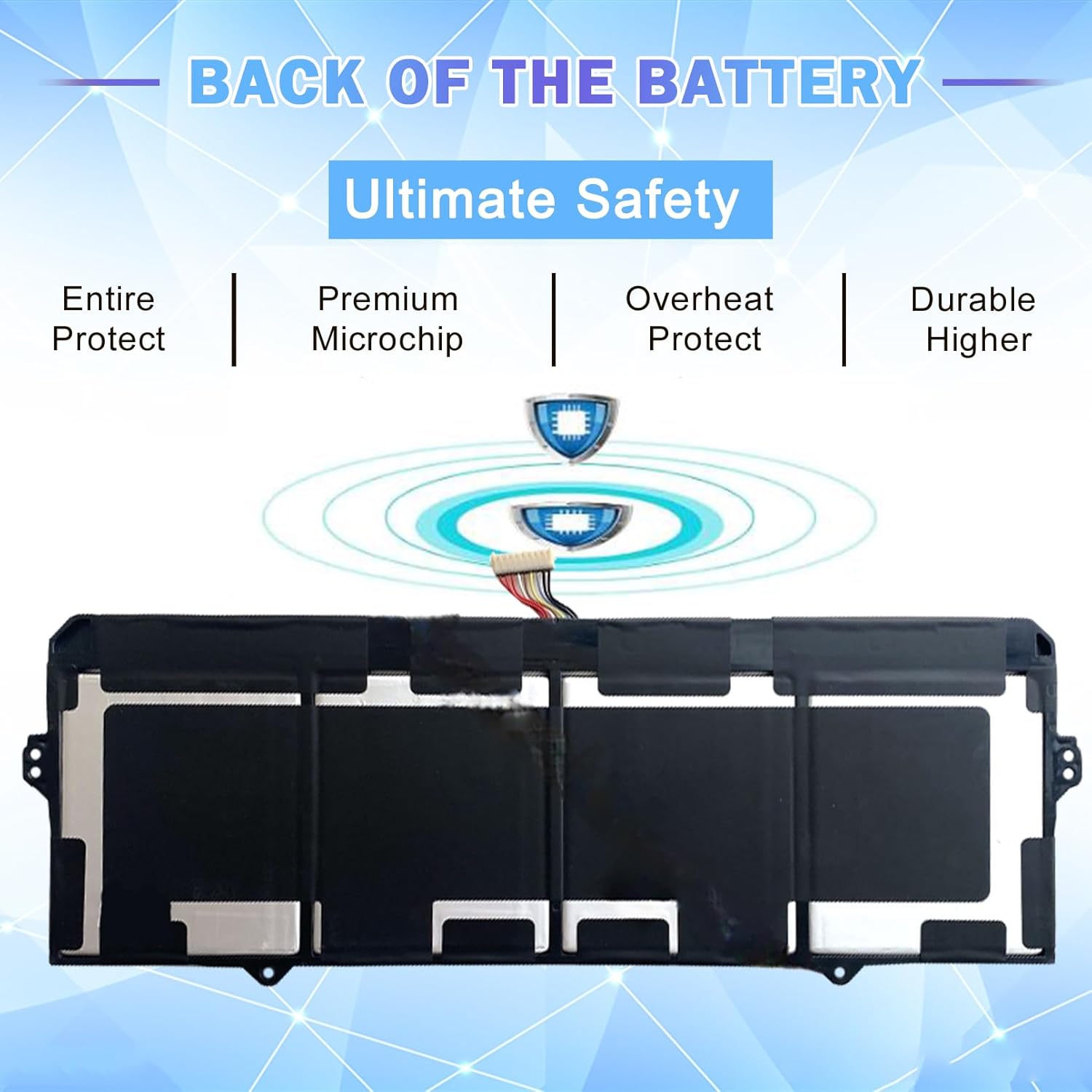 Espacio AA-PBQN4TR – Batería de repuesto para laptop Samsung Galaxy Chromebook 2 XE530QDA XE530QDA-KA1US XE530QDA-KA2US XE530QDA-KB1US