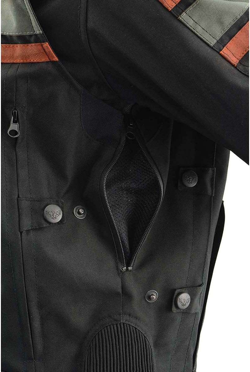 Milwaukee Performance MPM1751 – Chaqueta de piel para hombre, diseño de rayas, color negro