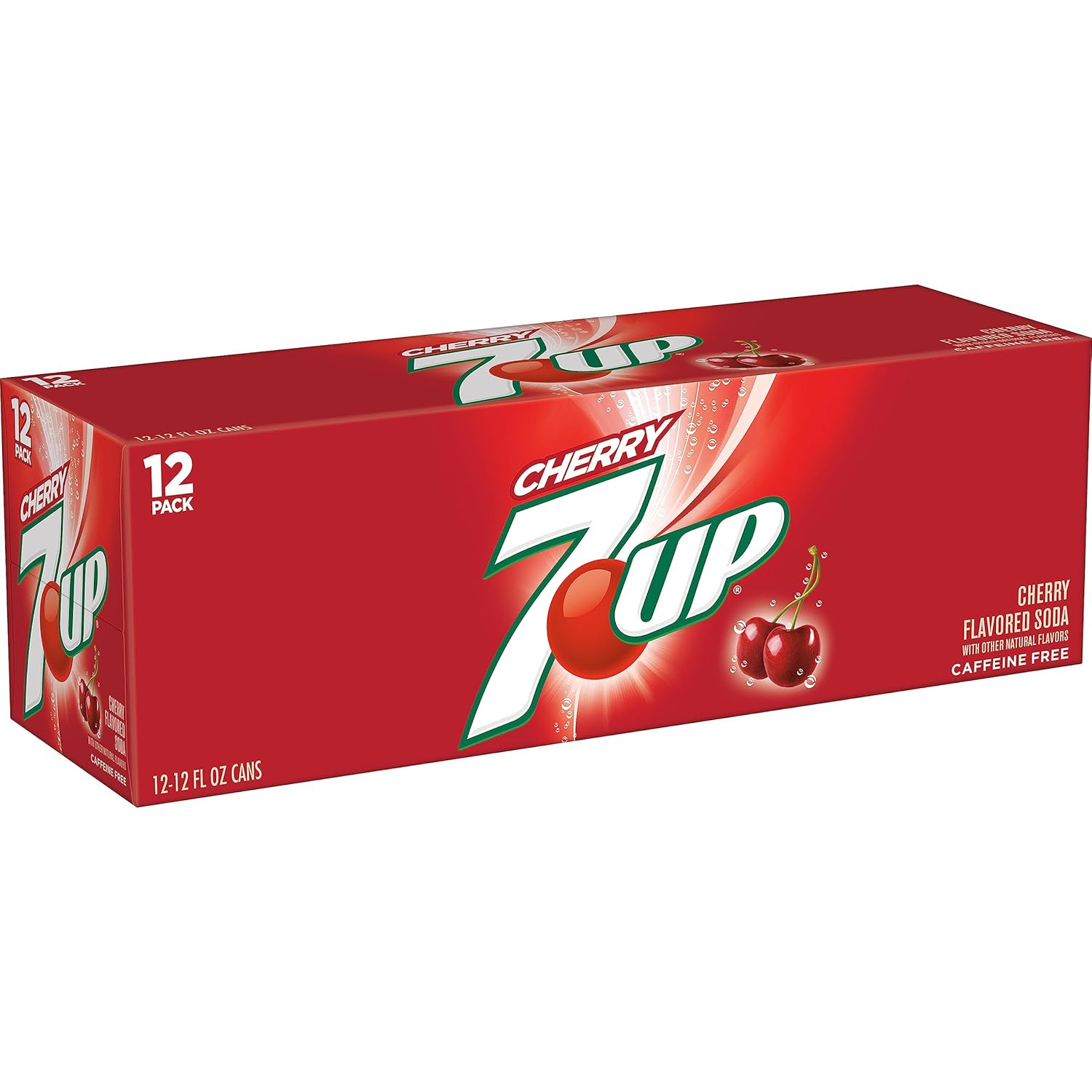 7UP Soda con sabor a cereza, latas de 12 onzas líquidas (paquete de 12)
