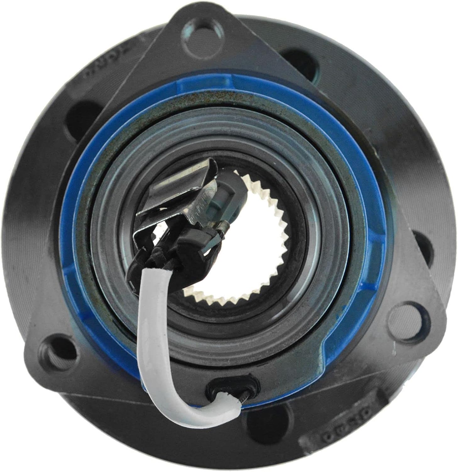 TRQ Kit de 4 cojinetes de rueda y buje delantero y trasero para Buick Chevy Pontiac Saturn