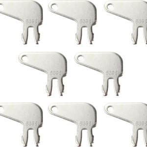 8PCS 8H5306 8398 Llaves de equipo pesado Llave de desconexión de batería maestra compatible con Caterpillar y encendidos antiguos 8PCS 8H5306 8398 Llaves de equipo pesado Llave de desconexión de batería maestra compatible con Caterpillar y encendidos antiguos