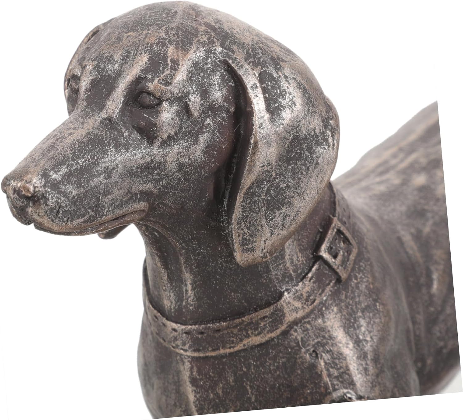 GANAZONO Estatua de cachorro de resina, escultura de animal, estatua de perro, adorna de perro, estatua de perro de resina, adorno de resina,